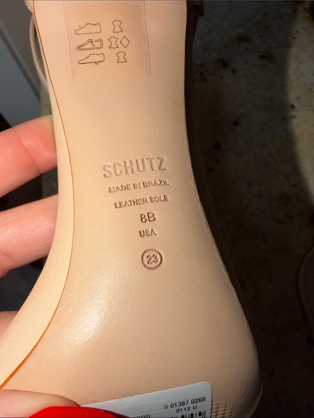 NEW Schutz Nude Ankle-Strap Stiletto Sandals Cadey Lee 8 - Picture 9 of 11